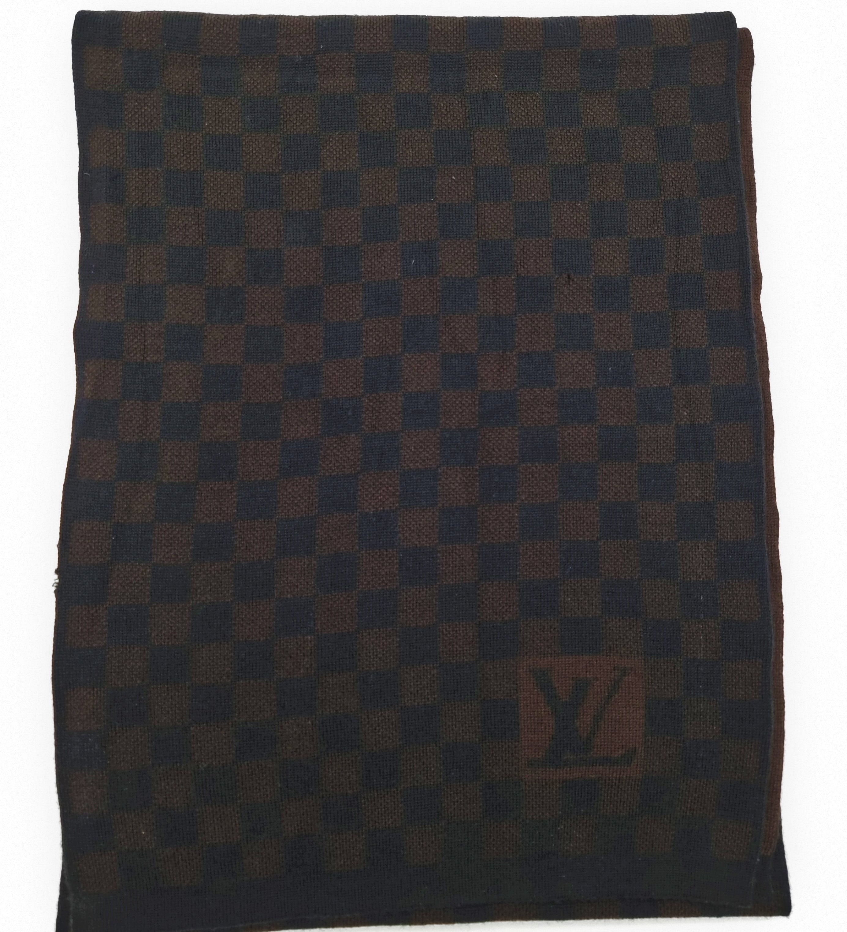 Louis Vuitton Damier Ebene Wool Scarf - 96636f