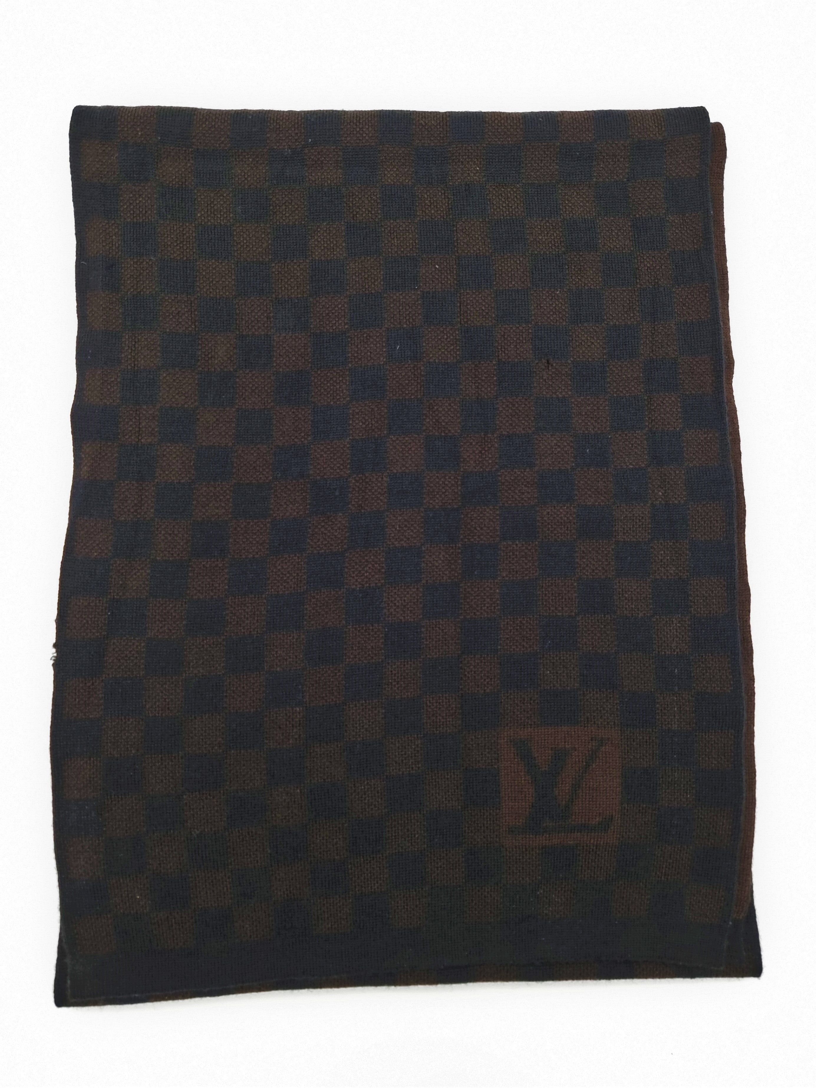 Louis Vuitton Damier Ebene Wool Scarf - 96636f