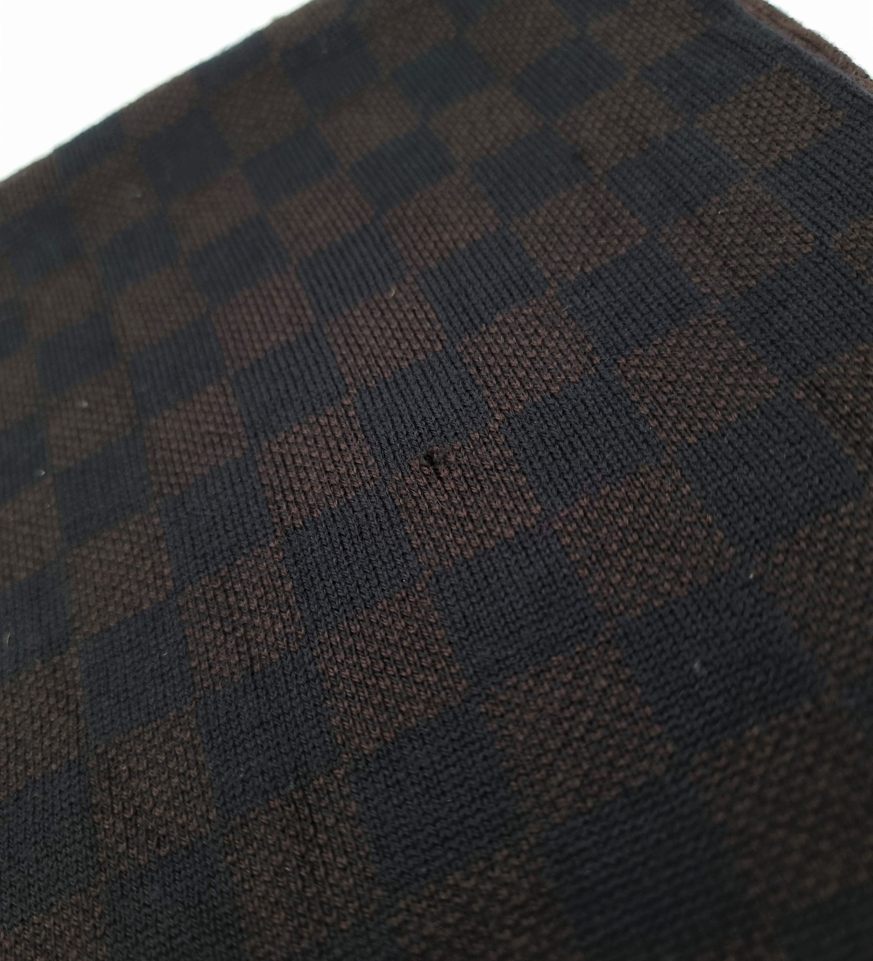 Louis Vuitton Damier Ebene Wool Scarf - 96636f