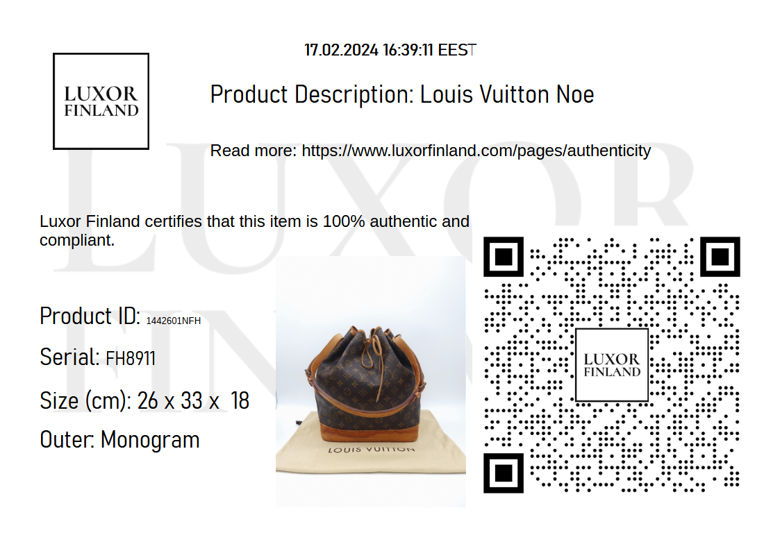 Louis Vuitton Noe - 96636f