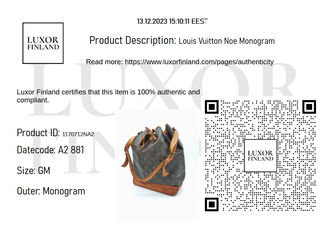 Louis Vuitton Noe - 96636f