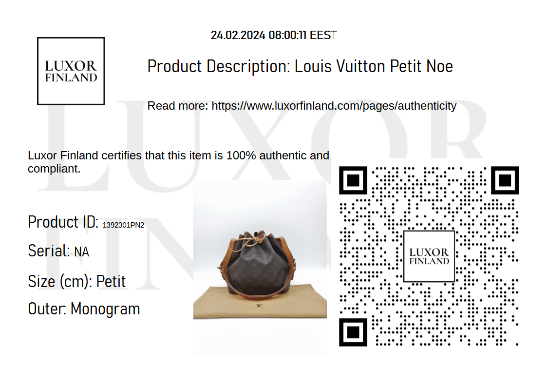 Louis Vuitton Petit Noe - 96636f