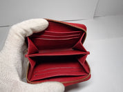 Louis Vuitton Vernis Red Zippy Wallet - 96636f