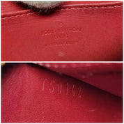 Louis Vuitton Vernis Red Zippy Wallet - 96636f